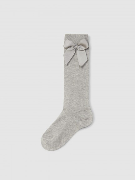 Chaussettes hautes cotton avec noeud latéral Cóndor Chaussettes hautes cotton avec noeud latéral Cóndor
