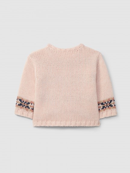 Knitted jumper with jacquard Knitted jumper with jacquard