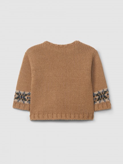 Suéter de punto con jacquard Suéter de punto con jacquard