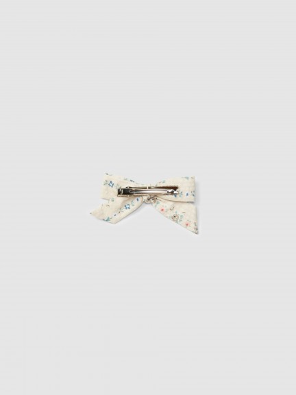 Small printed bow clip Small printed bow clip