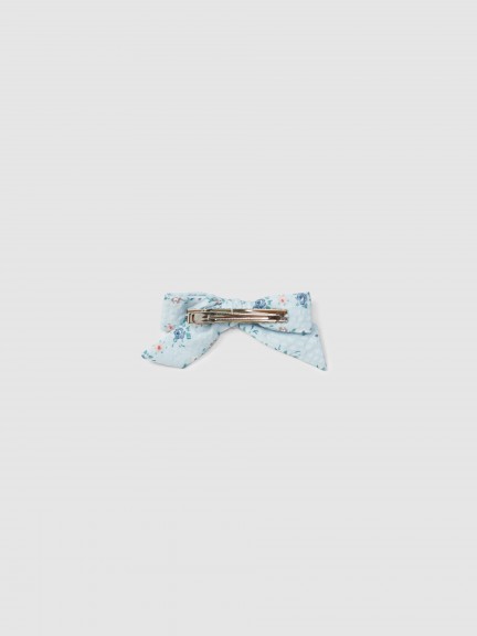Small printed bow clip Small printed bow clip