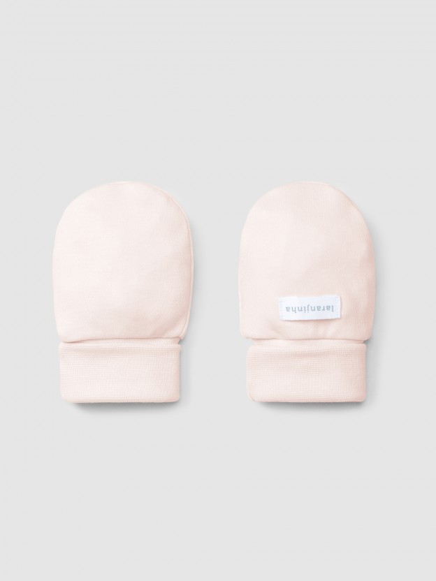 Plain cotton jersey gloves Plain cotton jersey gloves