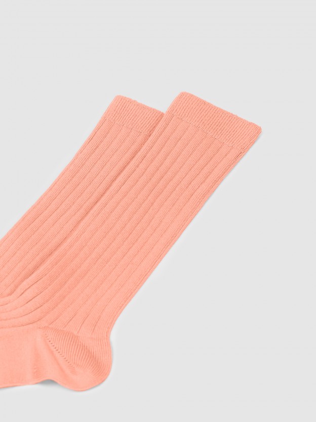 Basic rib knee high socks Cóndor Basic rib knee high socks Cóndor