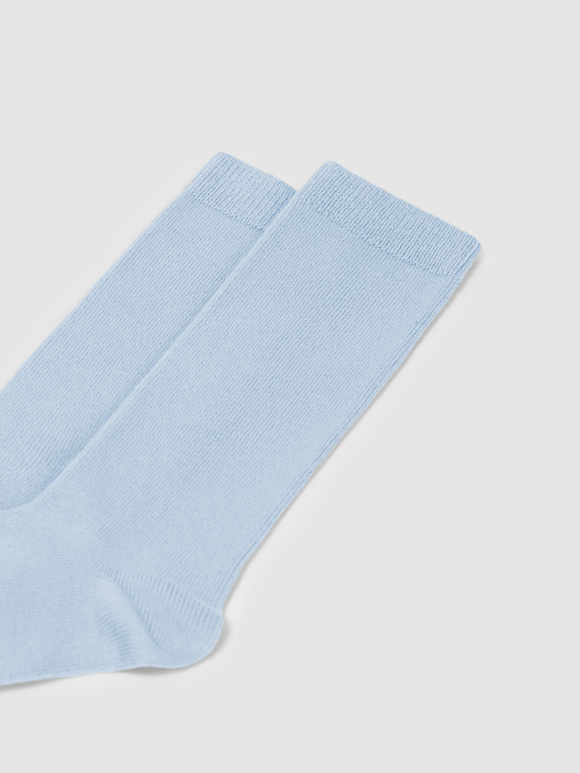 Plain stitch basic knee high socks Cóndor