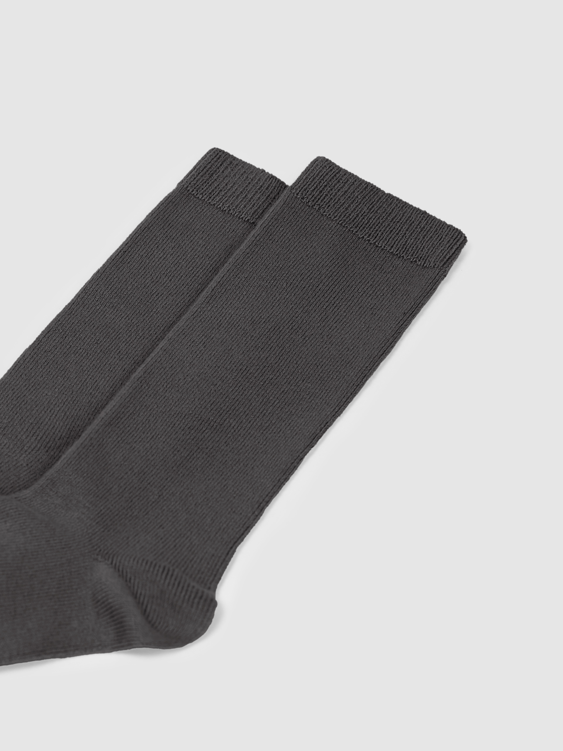 Plain stitch basic knee high socks Cóndor