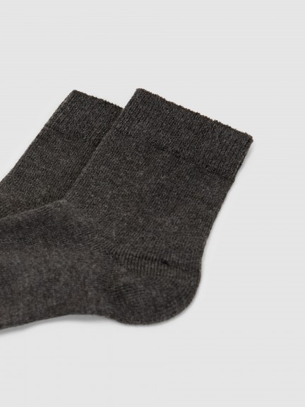 Plain stitch basic short socks Cóndor Plain stitch basic short socks Cóndor
