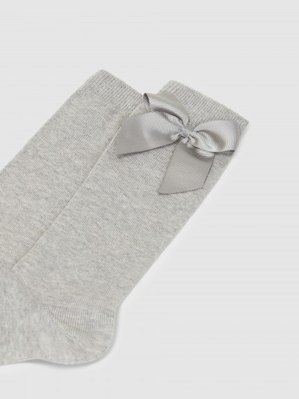 Chaussettes hautes cotton avec noeud latéral Cóndor Chaussettes hautes cotton avec noeud latéral Cóndor