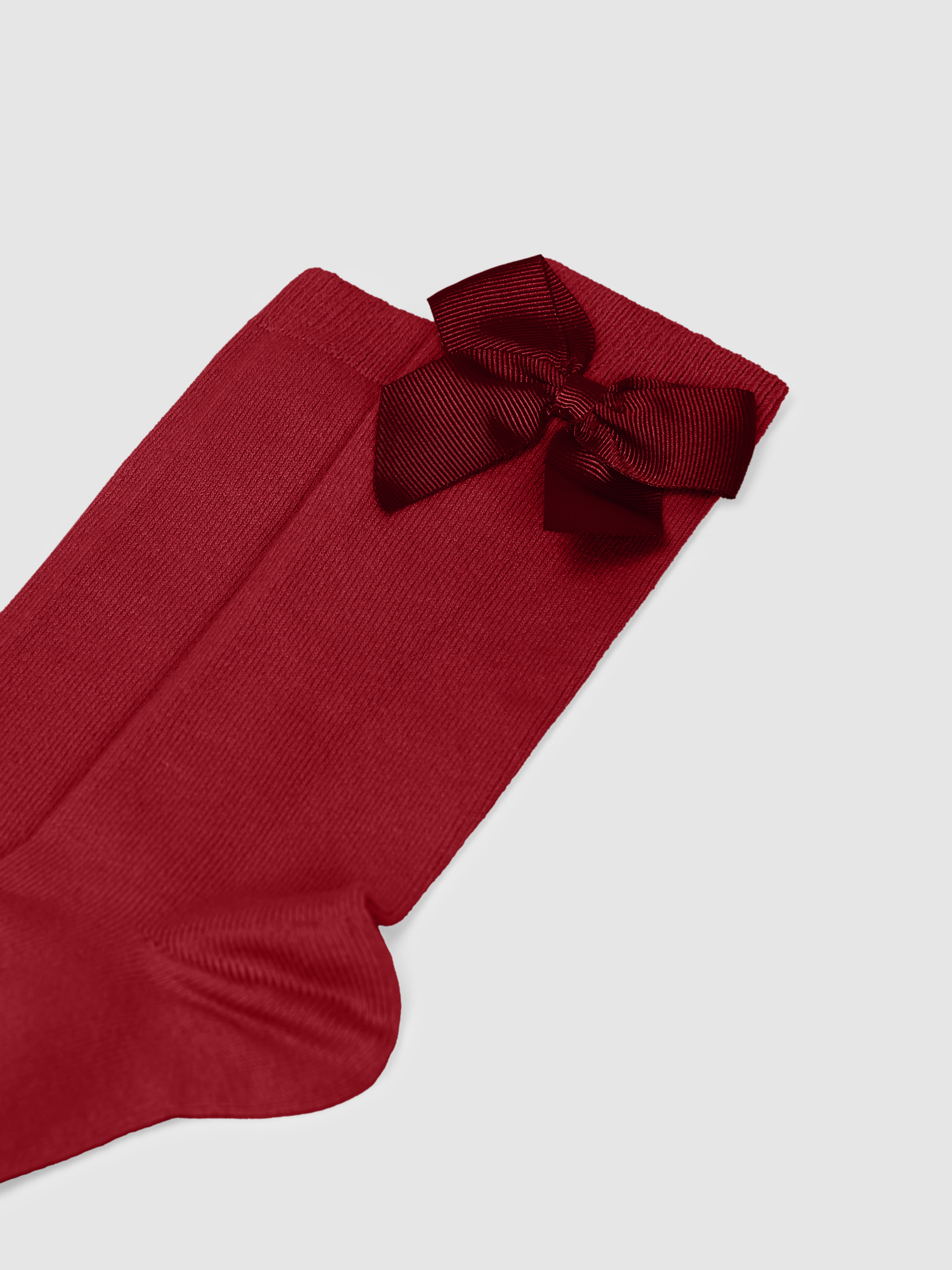Chaussettes hautes cotton avec noeud latéral Cóndor