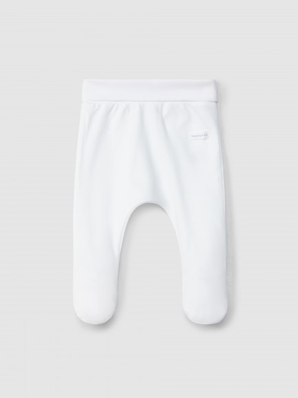 Collants unis en coton