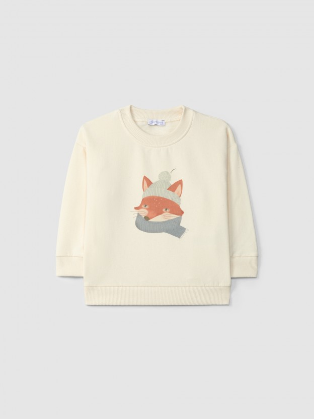 Sweatshirt fox Sweatshirt fox