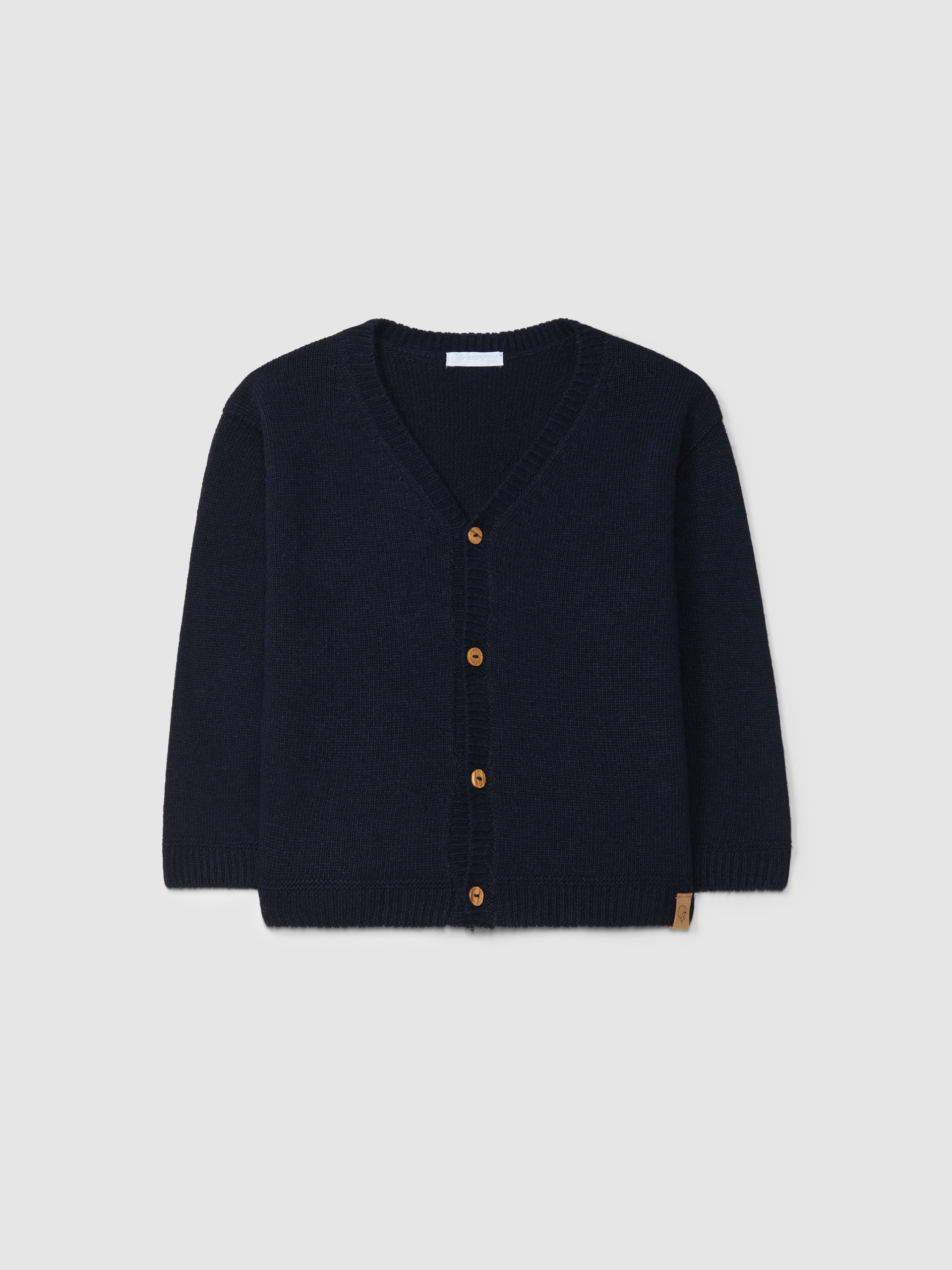 Gilet tricoté col en V