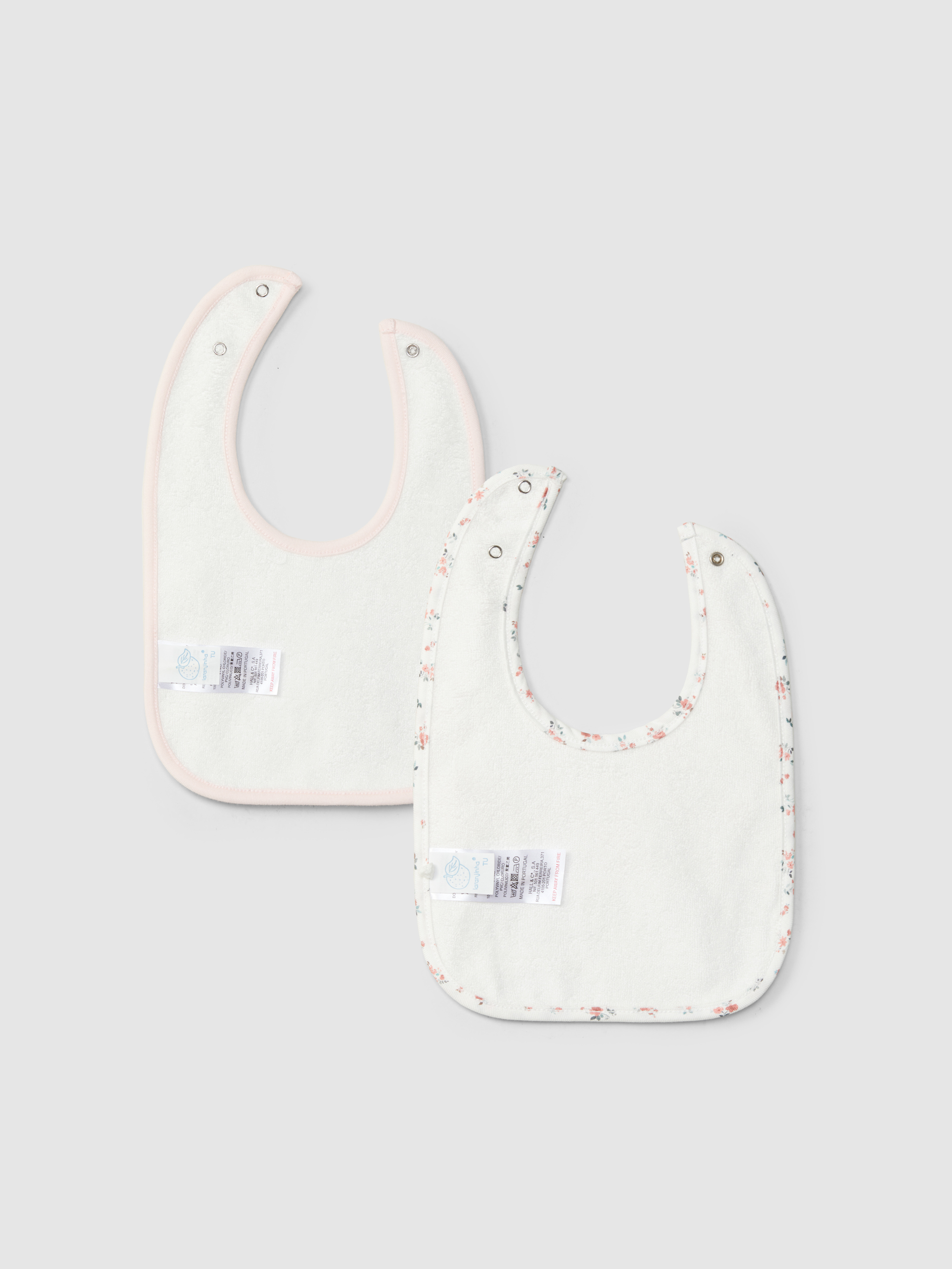 Pack de deux bavoirs imprimés