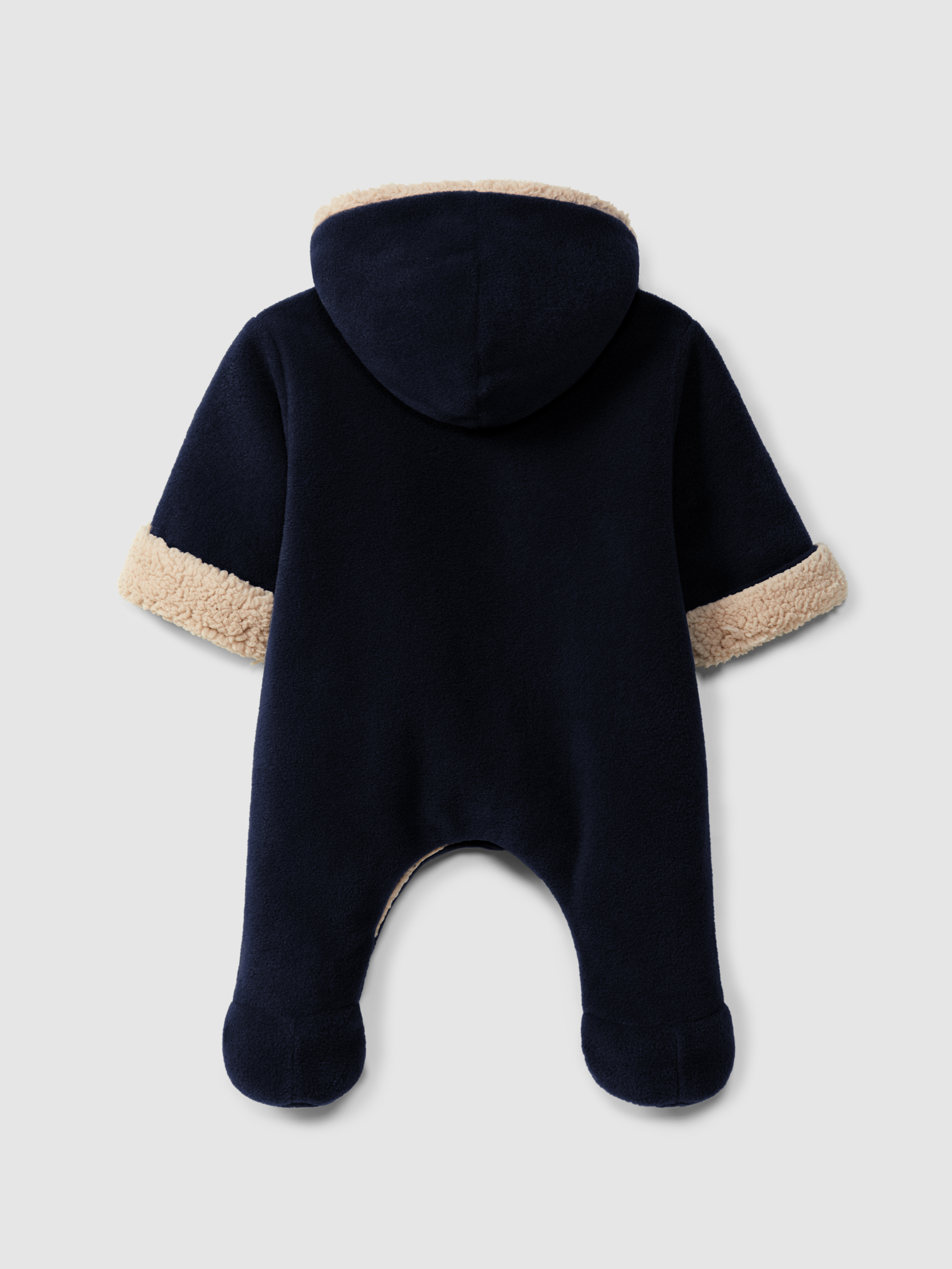 Combinaison de chaleur polaire à capuche