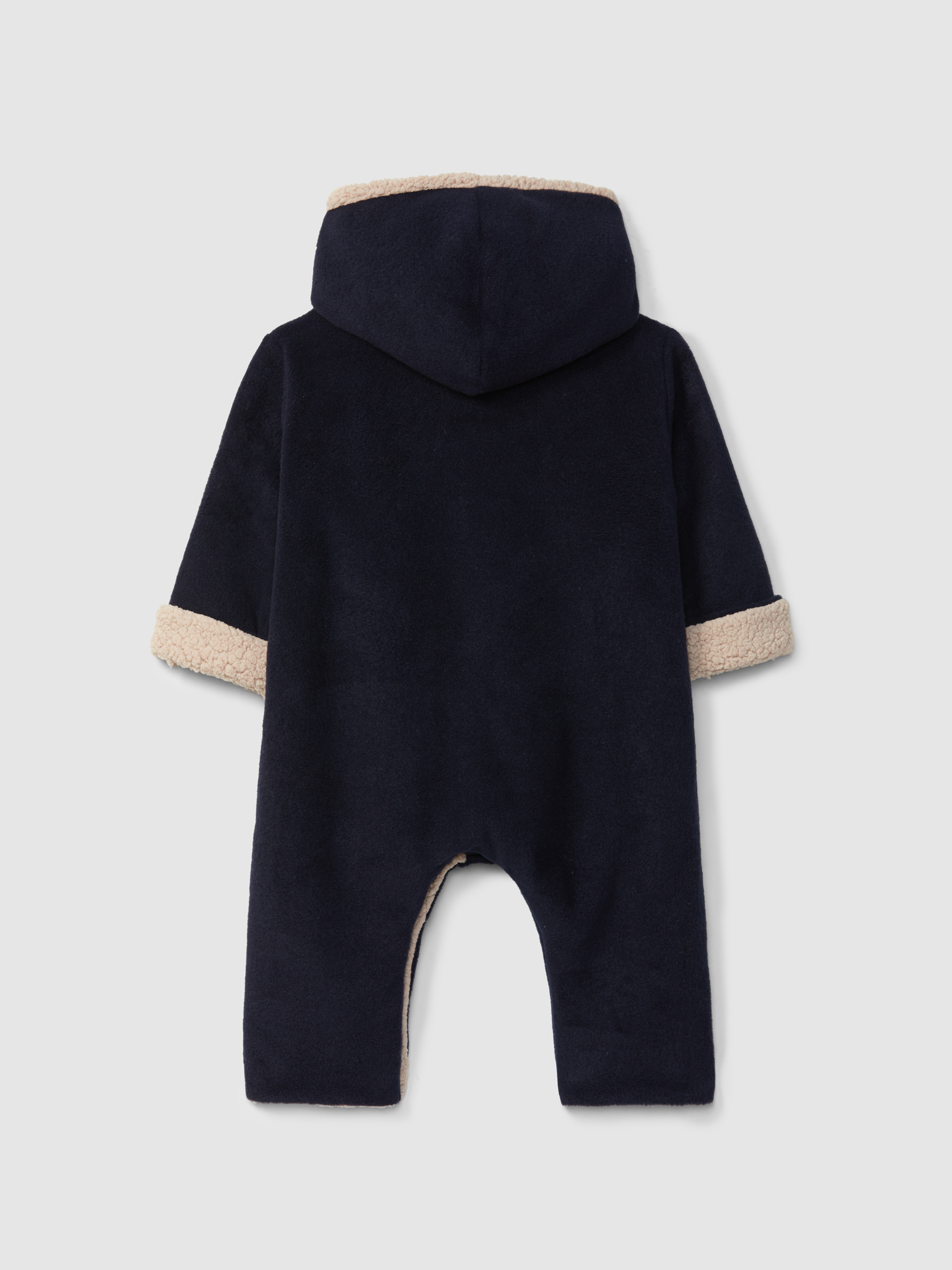 Combinaison de chaleur polaire à capuche