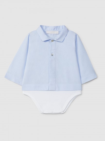 Bodyshirt pointy colllar