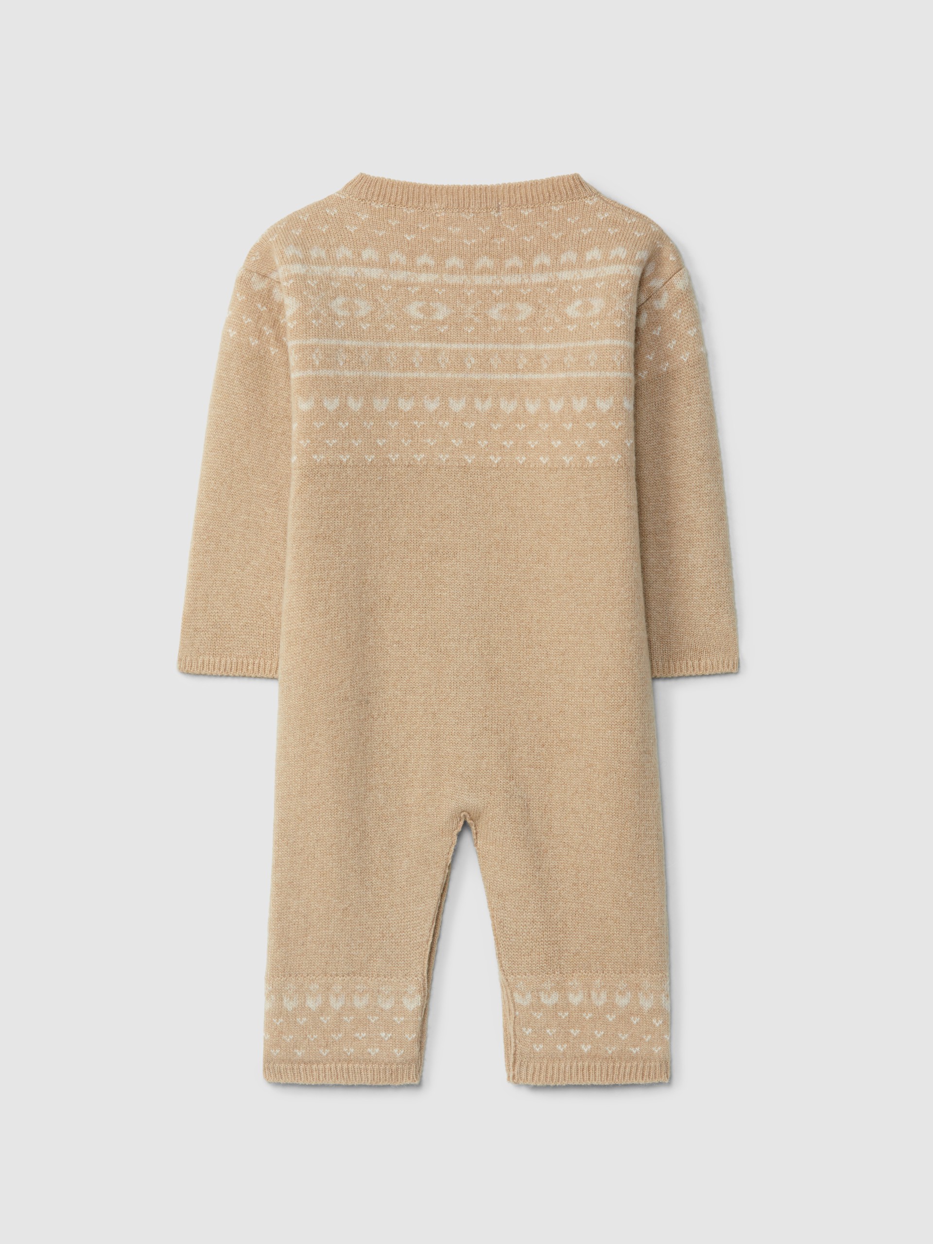 Salopette tricotée jacquard