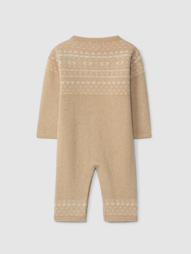 Jacquard knitted jumpsuit Jacquard knitted jumpsuit
