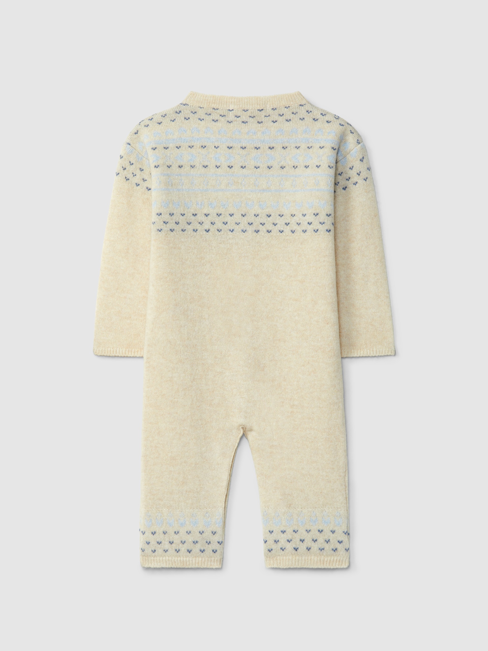 Jacquard knitted jumpsuit
