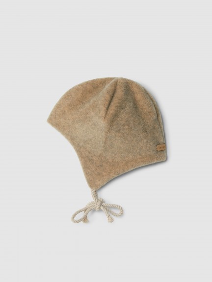 Fleece beanie with drawstring Fleece beanie with drawstring