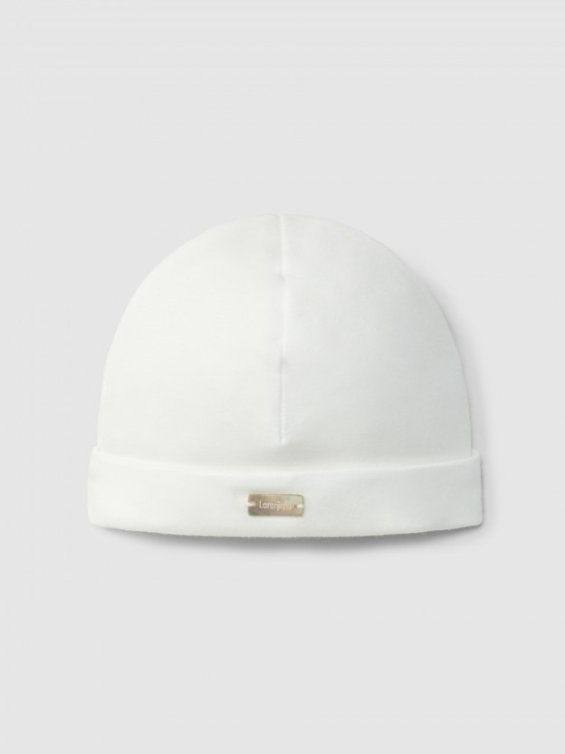 Plain cotton beanie