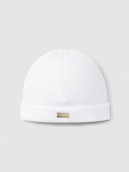 Plain cotton beanie