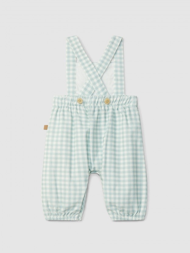 Dungarees in print corduroy Dungarees in print corduroy