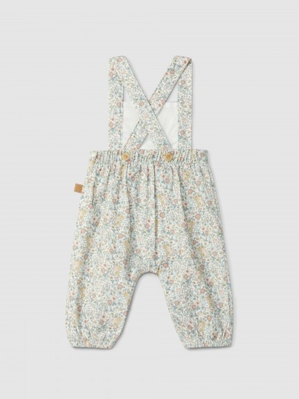 Dungarees in print corduroy Dungarees in print corduroy