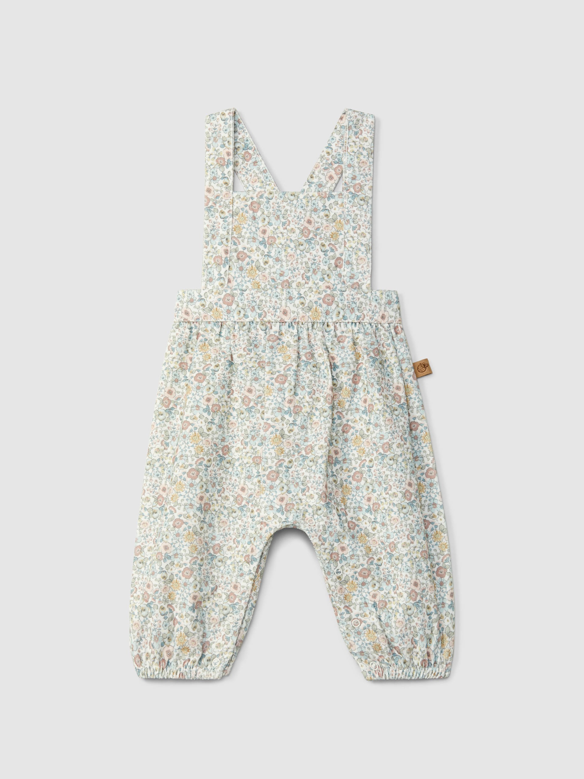Dungarees in print corduroy
