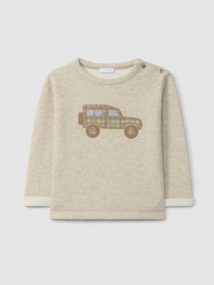 Longsleeve jeep in double-layered jersey