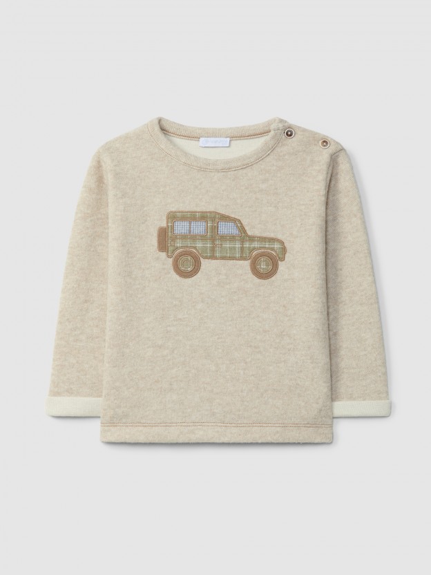 Longsleeve jeep en maille double Longsleeve jeep en maille double
