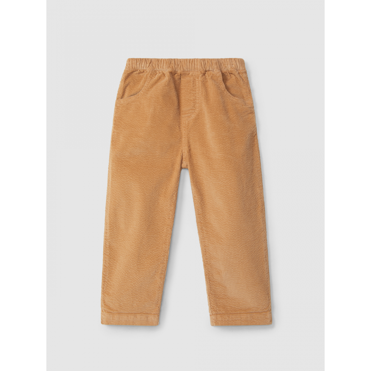 Pull-up corduroy pants with four pockets - 93014I5727R910014