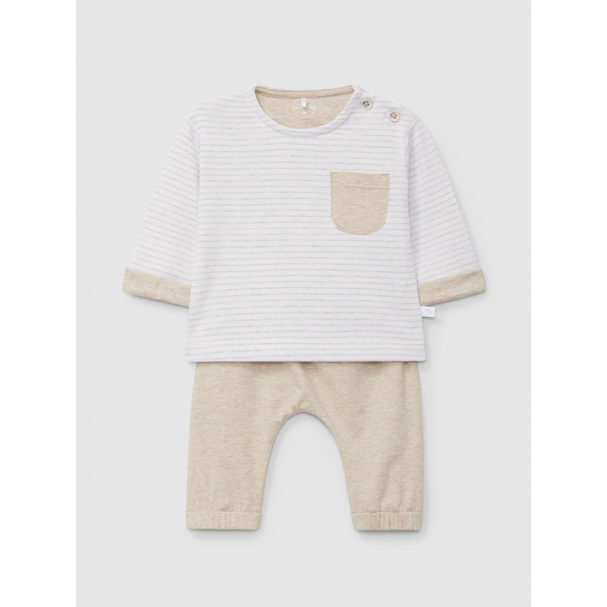 mame　Double-Layer Stripe Jersey Pullover Loop Edge Pullover – BODE